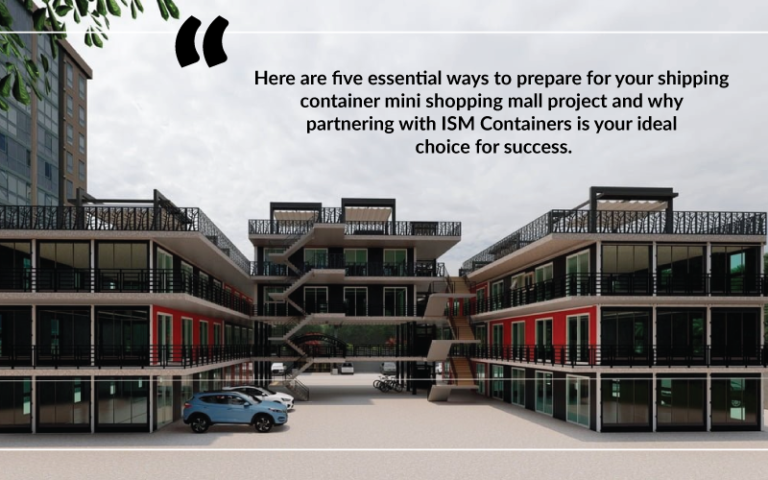 Where do you start, when building a Shipping Container Shopping Mall ...