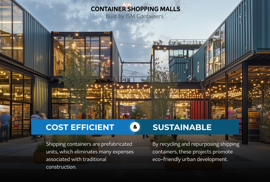 advantages of container shopping malls